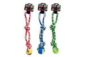 Juguete para Mascota con Cuerda y Pelota PLAY 45 cm en Tienda Inglesa