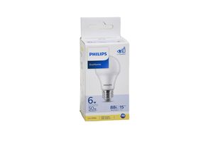 Lámpara LED Bulbo 6W E27 3000 KH PHILIPS Luz Cálida en Tienda Inglesa