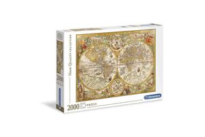 Puzzle 2000 Piezas Mapa Antiguo CLEMENTONI en Tienda Inglesa