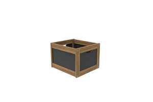 Caja Baúl Aspen Color Negro Y Garapa en Tienda Inglesa
