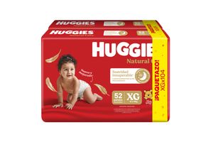 Pañales HUGGIES Natural Care XG x 104 en Tienda Inglesa
