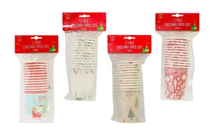 Set x 12 Vasos Descartables Navideños 250 ml en Tienda Inglesa