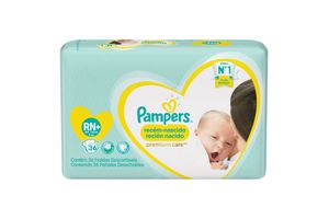 Pañales PAMPERS Premium Care Recién Nacido con 36 Unidades en Tienda Inglesa
