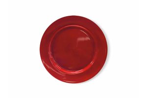 Plato Sitio Navideño Rojo 33 cm en Tienda Inglesa