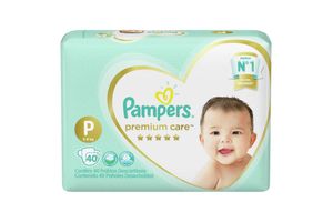 Pañal PAMPERS Premium Sec Talle P x 40 Unidades en Tienda Inglesa