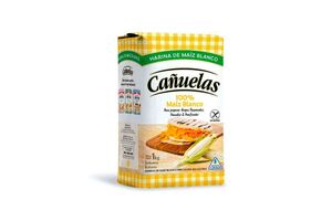 Harina de Maíz Precocida sin Gluten CAÑUELAS 1 Kg en Tienda Inglesa