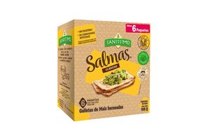 Tostadita Salmas de Maíz al Horno SANISSIMO 6 Unidades en Tienda Inglesa