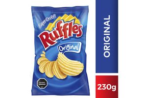 Papas Fritas RUFFLES Original 230 gr en Tienda Inglesa