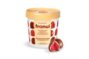 Bombones FRANUI Frambuesas Chocolate de Leche + Chocolate Blanco 150 g... en Tienda Inglesa