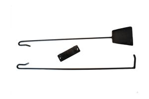 Set para Parrilla con Atizador Pala y Soporte 80 cm en Tienda Inglesa