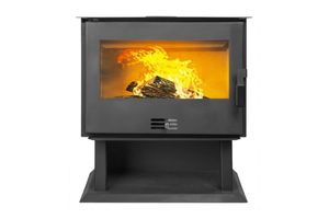 Estufa a Leña de Alto Rendimiento VIVION Ecomáxima 13.5 Kw en Tienda Inglesa