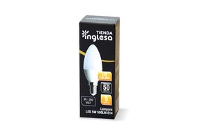 Lámpara LED TIENDA INGLESA 5 W Vela E14 en Tienda Inglesa
