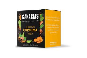 Té Negro con Cúrcuma CANARIAS x 10 Sobres en Tienda Inglesa