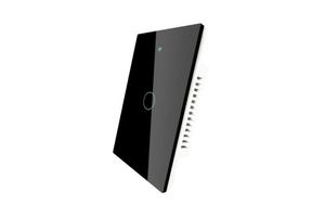 Interruptor de Luz Táctil Wifi 1C Negro en Tienda Inglesa