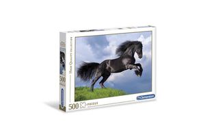 Puzzle Caballo Negro 500 Piezas CLEMENTONI en Tienda Inglesa