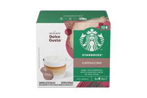 Cápsulas de Café Cappuccino STARBUCKS x 10 Unidades en Tienda Inglesa