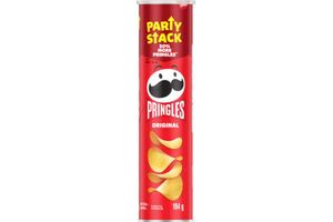 Papas Fritas PRINGLES sabor Original Mega Can 194 gr en Tienda Inglesa
