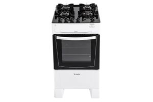 Cocina A Gas JAMES 4 Hornallas Blanca en Tienda Inglesa