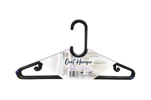 Percha de Plástico Negro x 6 en Tienda Inglesa