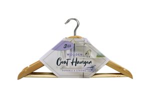 Percha de Madera x 3 en Tienda Inglesa