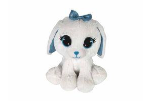 Peluche Perro Celeste/Rosado 25 cm en Tienda Inglesa