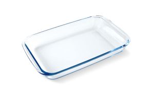 Asadera de Vidrio Rectangular 30 x 18 cm en Tienda Inglesa