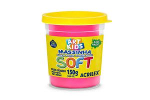 Masa ACRILEX Rosa Fluor 150 gr en Tienda Inglesa