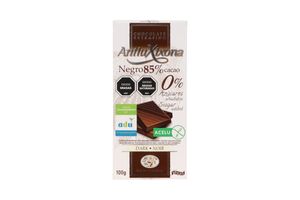 Chocolate Negro 85% Cacao sin Azúcar ANTIU XIXONA 100 gr en Tienda Inglesa