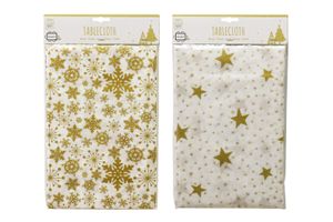 Mantel Navideño Estampa Dorada en Tienda Inglesa