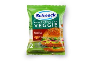 Hamburguesa Veggie SCHNECK Boniato y Zanahoria x 2 en Tienda Inglesa