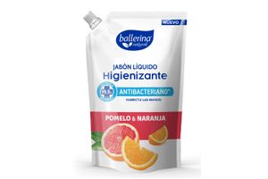 Jabón Líquido BALLERINA Pomelo y Naranja 750 ml en Tienda Inglesa