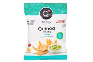 Chips de Quinoa sin Gluten Sabor Guacamole QFOODS 100 gr en Tienda Inglesa
