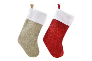 Bota Glitter Navidad 40 cm en Tienda Inglesa