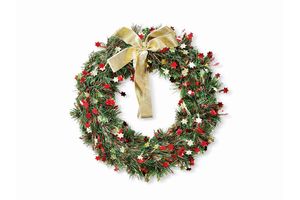 Corona Estrellas Navidad  25 cm en Tienda Inglesa