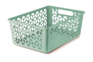 Canasto Organizador Verde 16 x 42 x29.3 cm en Tienda Inglesa