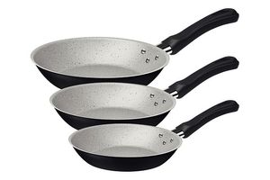 Set de Sartenes TRAMONTINA Caribe x 3 en Tienda Inglesa