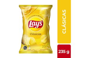 Papas Fritas Clásicas LAY'S 235 gr en Tienda Inglesa