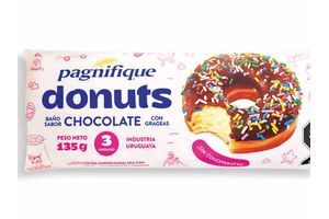 Donas PAGNIFIQUE  Baño sabor de Chocolate con Grajeas x 3 Unidades 135... en Tienda Inglesa