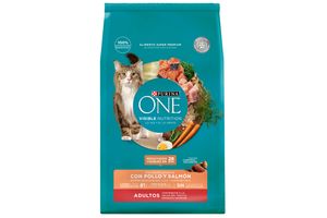 Alimento para Gatos PURINA ONE sabor Salmón 500 gr en Tienda Inglesa