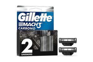Repuesto GILLETTE Mach 3 Carbono x 2 Unidades en Tienda Inglesa