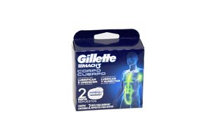 Repuesto Máquina Afeitar GILLETTE Mach 3 Cuerpo x 2 Unidades en Tienda Inglesa