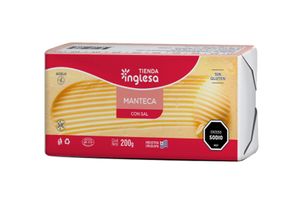 Manteca con Sal TIENDA INGLESA 200 gr en Tienda Inglesa