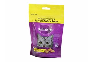 Alimento para Gatos WHISKAS Snacks sabor Pollo 80 gr en Tienda Inglesa