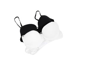 Pack X2 Unidades de Sosten Algodón de Mujer Blanco y Negro Talle L en Tienda Inglesa