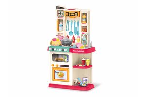 Súper Cocina SWEET HOME con Accesorios, Luces, Grifo, Vapor y Sonido E... en Tienda Inglesa