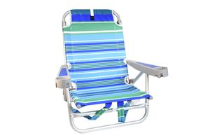 Silla de Playa Baja Belice Azul 67 x 68 x 78 cm en Tienda Inglesa