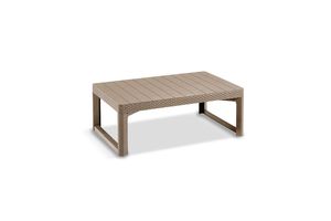 Keter - Elegante tavolo da giardino 2 in 1, resistente alle intemperie, 116 x 71 cm, altezza regolabile, balcone e terrazza, robusto tavolo da balcone, durevole e facile da pulire