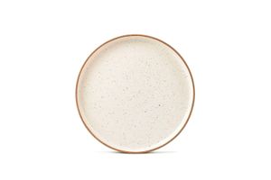 Plato de Postre TIENDA CASA 20 cm Blanco con Borde Dorado en Tienda Inglesa