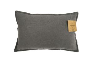 Almohadón Ramie TIENDA CASA Gris Oscuro 30 x 50 cm en Tienda Inglesa