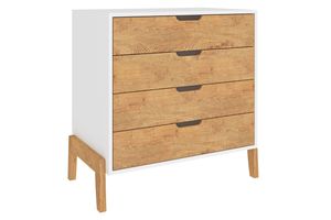 Cómoda Wood Blanca OGGO en Tienda Inglesa